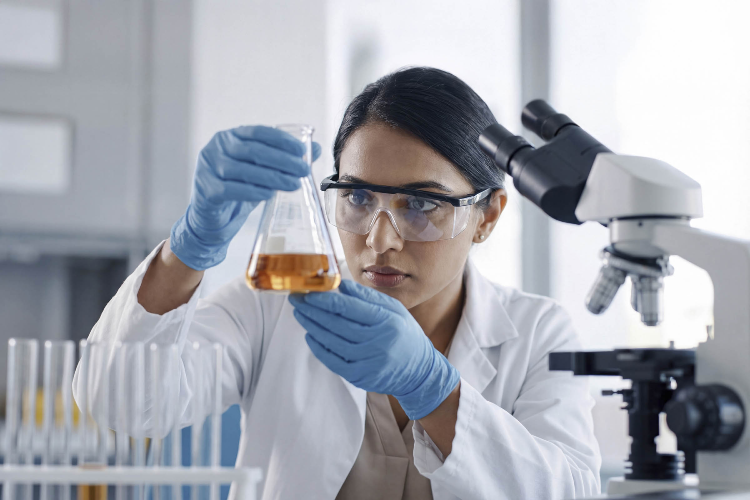 Lab microscope